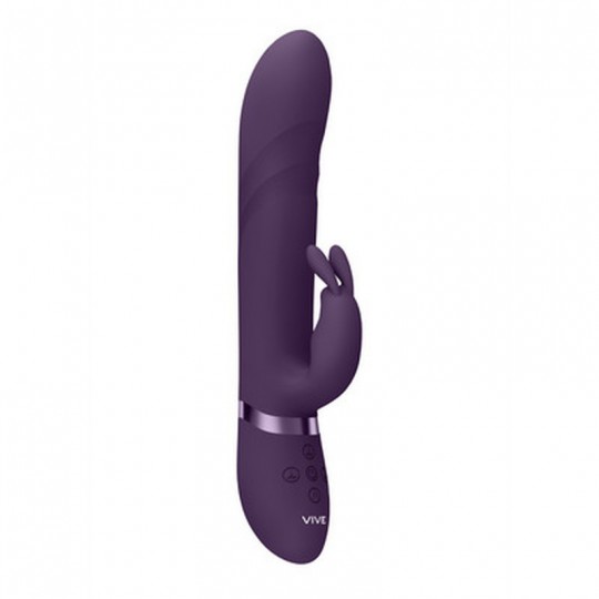 NARI - VIBRATING AND ROTATING BEADS, G-SPOT RABBIT - PURPLE