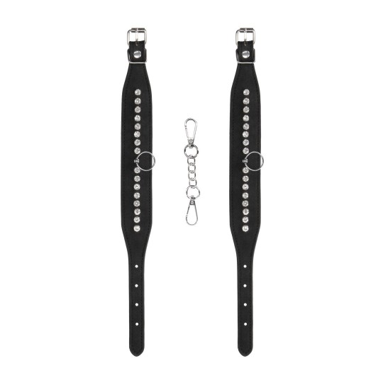 DIAMOND STUDDED ANKLE CUFFS