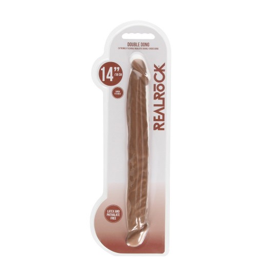 DILDO DUPLO TAN 14 / 36 CM REALROCK