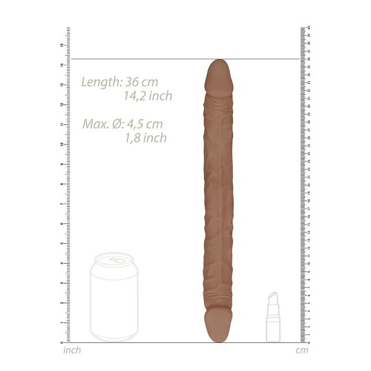 DILDO DUPLO TAN 14 / 36 CM REALROCK