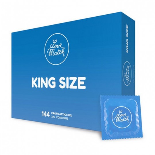 KING SIZE - CONDOMS - 2.4 / 60 MM - 144 PIECES
