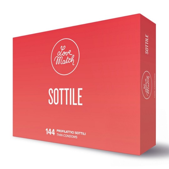 SOTTILE - THIN CONDOMS - 144 PIECES