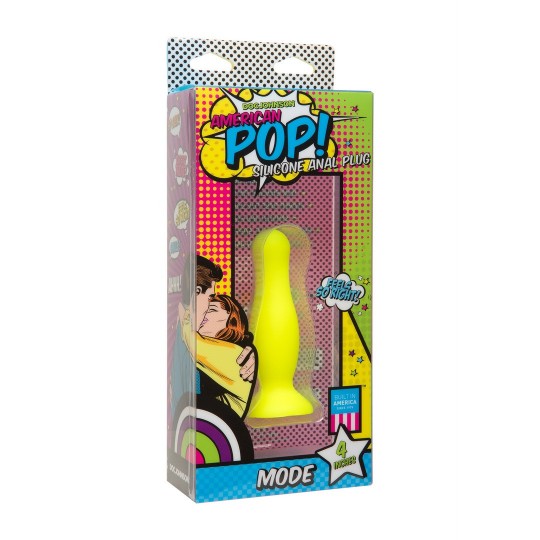 AMERICAN POP - MODE - SILICONE ANAL PLUG - 4\&#039;\&#039; / 10 CM