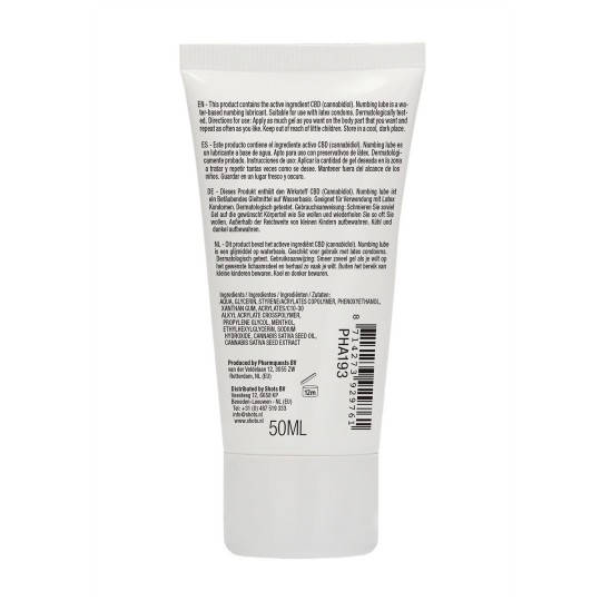 NATURAL CBD - NUMBING LUBRICANT - 2 FL OZ / 50 ML
