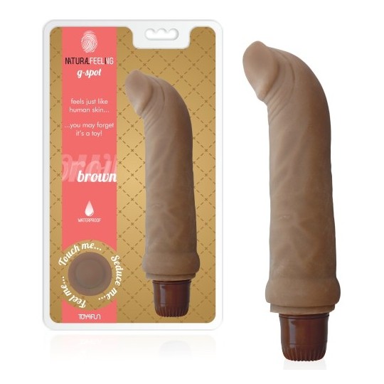NATURAL FEELING G-SPOT BROWN VIBRATOR