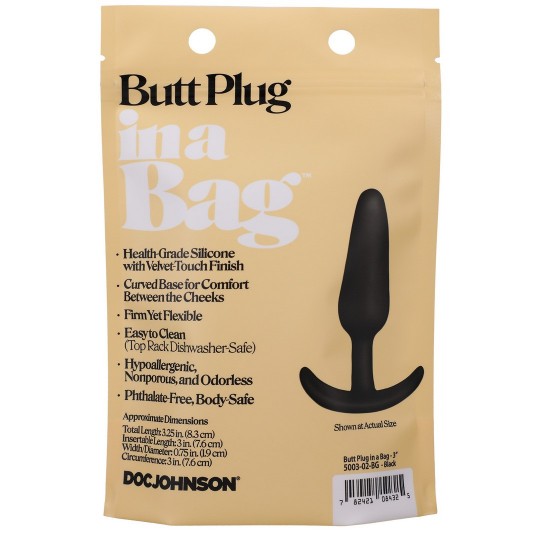 BUTT PLUG - 3\'\' / 8 CM