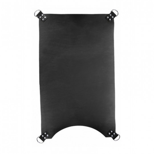 BALANÇOIRE RECTANGULAIRE EN CUIR À 4 POINTS NOIR MR. SLING 