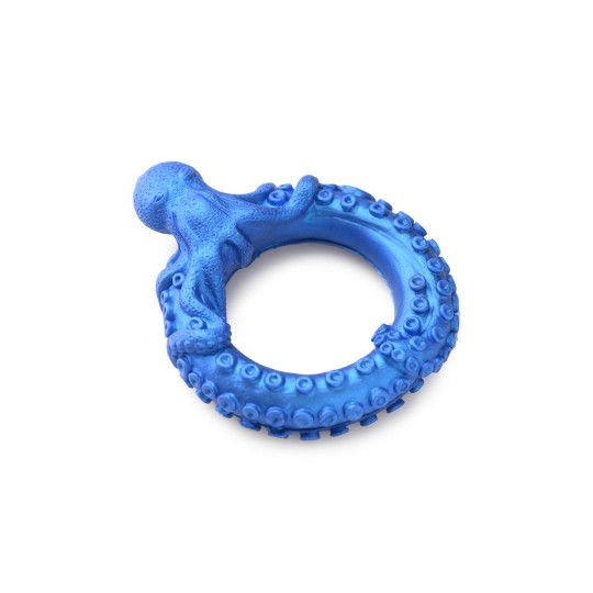 POSEIDON\'S OCTO-RING - SILICONE COCK RING - BLUE