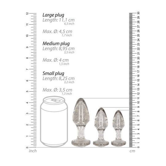 ACRYLIC BUTT PLUG SET