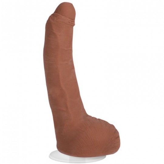 LEO VICE - ULTRASKYN - WITH REMOVABLE SUCTION CUP - 6 / 15 CM - CARAMEL
