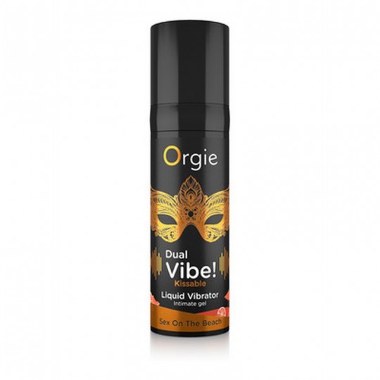 KÜSSBARER FLÜSSIGER VIBRATOR DUAL VIBE SEX ON THE BEACH 15ML ORGIE