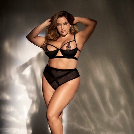 ENSEMBLE 2 PIÈCES 1/2X NOIR MAPALÉ