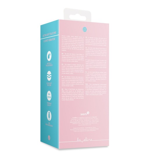 УЛЬТРАМЯГКИЙ СИЛИКОНОВЫЙ ВИБРАТОР ДЛЯ ТОЧКИ G - ВИШНЕВЫЙ ШИФОН