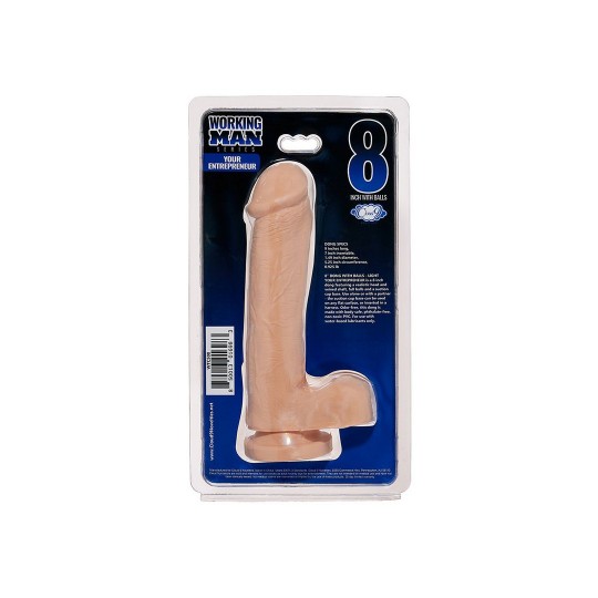 DILDO REALÍSTICO WORKING MAN YOUR ENTREPRENEUR 8' 20 CM CLOUD 9