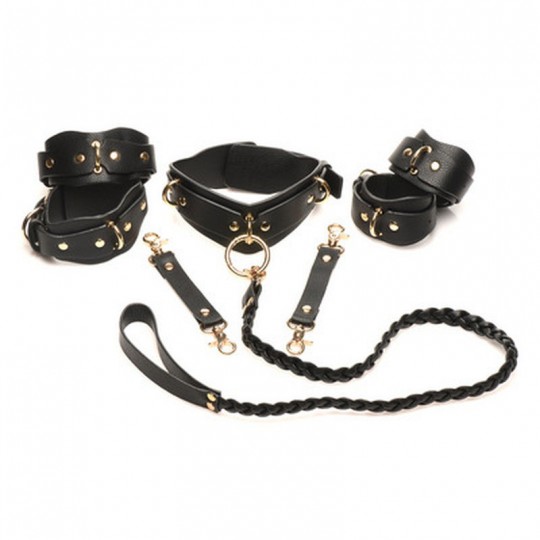 SET DA 6 PEZZI LOVER&#039;S RESTRAINTS NERO XR BRANDS
