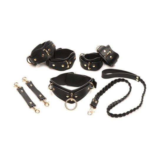 SET DA 6 PEZZI LOVER&#039;S RESTRAINTS NERO XR BRANDS