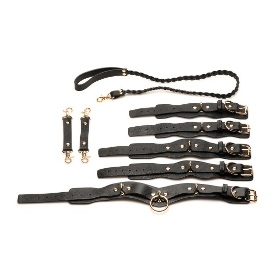 SET DA 6 PEZZI LOVER&#039;S RESTRAINTS NERO XR BRANDS