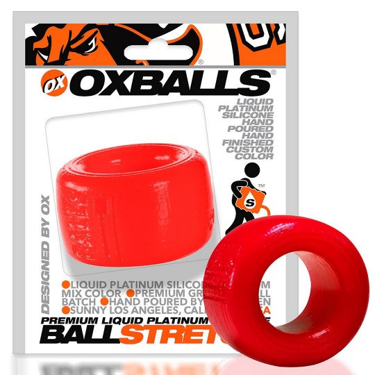 OXBALLS BALLS-T - COMPACT AND STACKABLE BALLSTRETCHER - RED