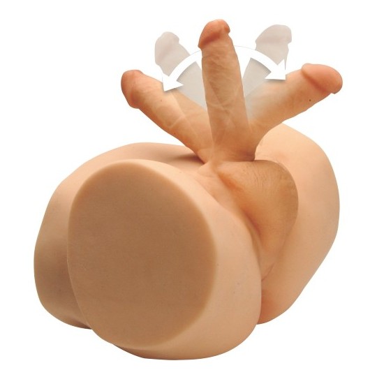 MASTURBADOR VIBRATÓRIO VIRTUAL SEX PÉNIS E ÂNUS