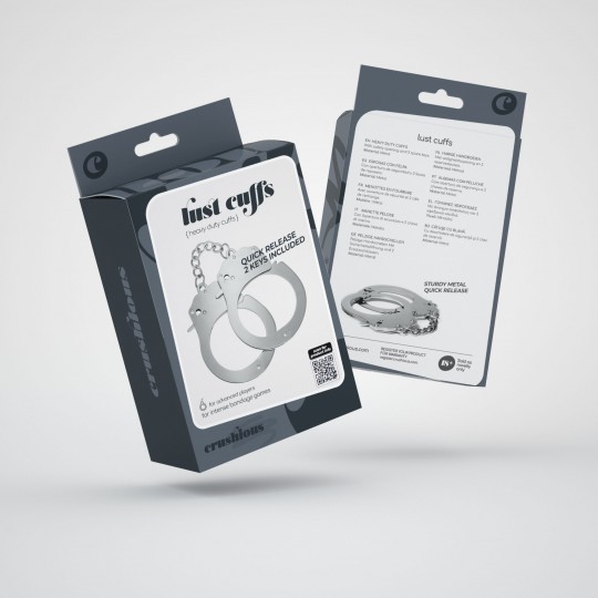 МЕТАЛЛИЧЕСКИЕ НАРУЧНИКИ С ХРУСТЯЩИМ ВОЖДЕЛЕНИЕМ