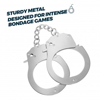 МЕТАЛЛИЧЕСКИЕ НАРУЧНИКИ С ХРУСТЯЩИМ ВОЖДЕЛЕНИЕМ