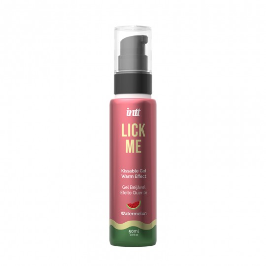 INTT LICK ME KISSABLE GEL С ТЕПЛОВЫМ ЭФФЕКТОМ И АРБУЗНЫМ ВКУСОМ 50 МЛ
