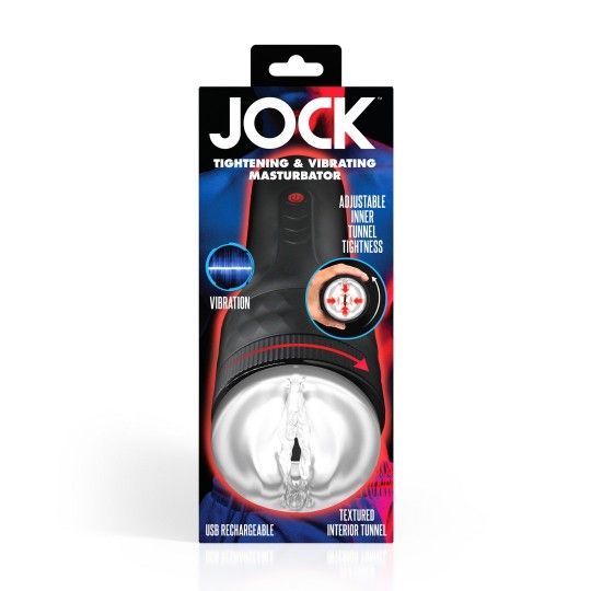 СТЯГИВАЮЩИЙ И ВИБРИРУЮЩИЙ МАСТУРБАТОР - ЧЕРНЫЙ