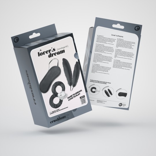 CONFEZIONE DA 24 KIT BONDAGE LOVER&#039;S DREAM CRUSHIOUS NERO
