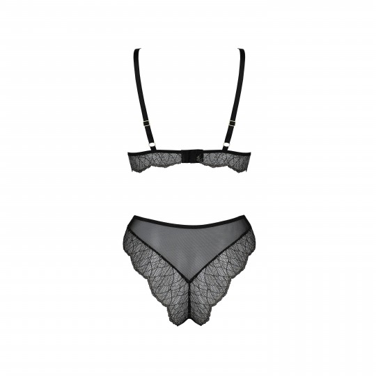 CONJUNTO DE 2 PIEZAS AMBERLY NEGRO PASSION
