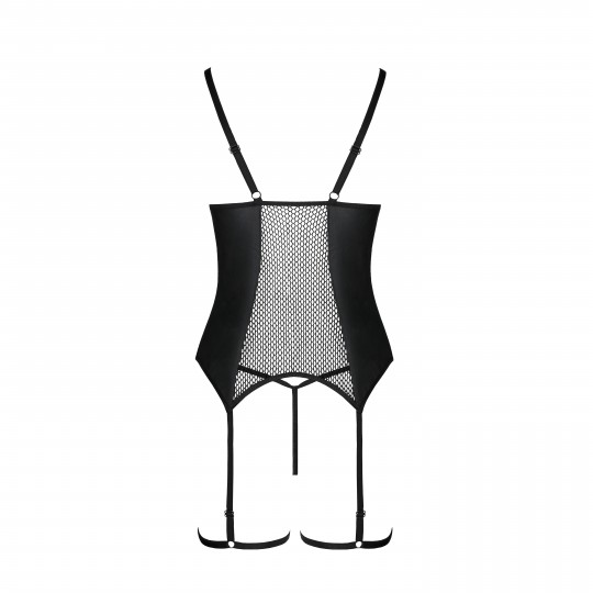 CORSÉ Y TANGA BETH NEGRO PASSION