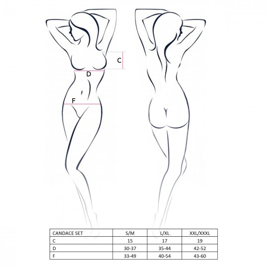 CANDACE SET WHITE  - PASSION