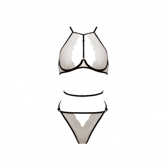 CONJUNTO DE 2 PEÇAS CHIKA BEGE DEVIL COLLECTION PASSION