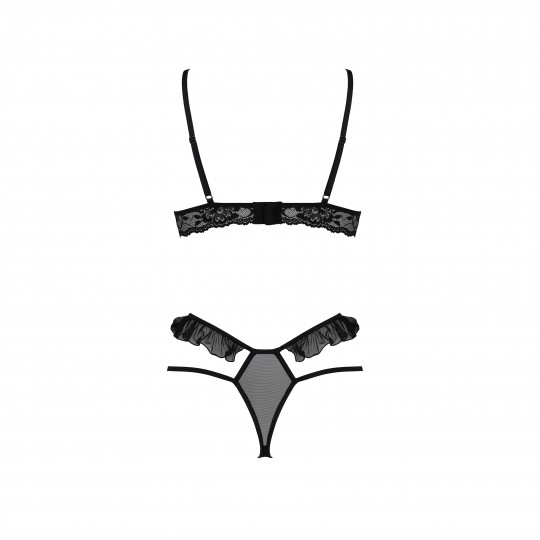 PASSION EROTIC LINE DOLLY SET 2 PIECE BLACK