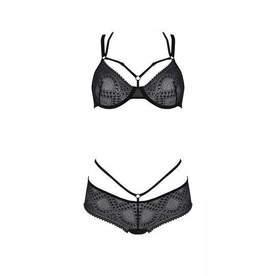 CONJUNTO DE 2 PIEZAS DROSERA BIKINI NEGRO ECO COLLECTION PASSION