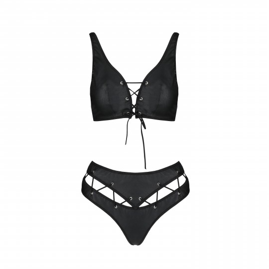 CONJUNTO DE 2 PIEZAS FRANCESCA NEGRO PASSION