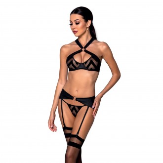 CONJUNTO DE 3 PEÇAS HIMA PRETO PASSION