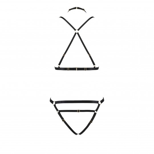 CONJUNTO DE 2 PEÇAS KELIS PRETO DEVIL COLLECTION PASSION