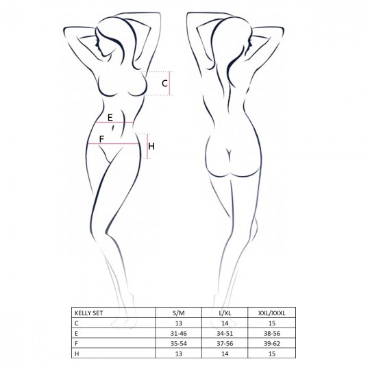 KELLY SET BLACK  - PASSION