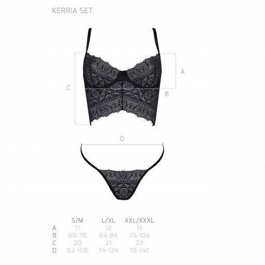 KERRIA SET BLACK  - ECO PASSION