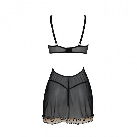 NUISETTE ET STRING MARINA BEIGE DEVIL COLLECTION PASSION