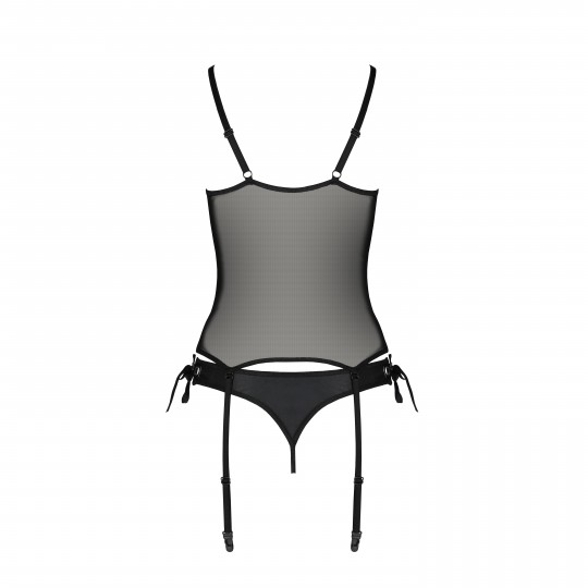 NESSY CORSET BLACK  - PASSION