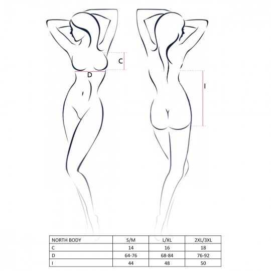 NORTH BODY BLACK  - PASSION