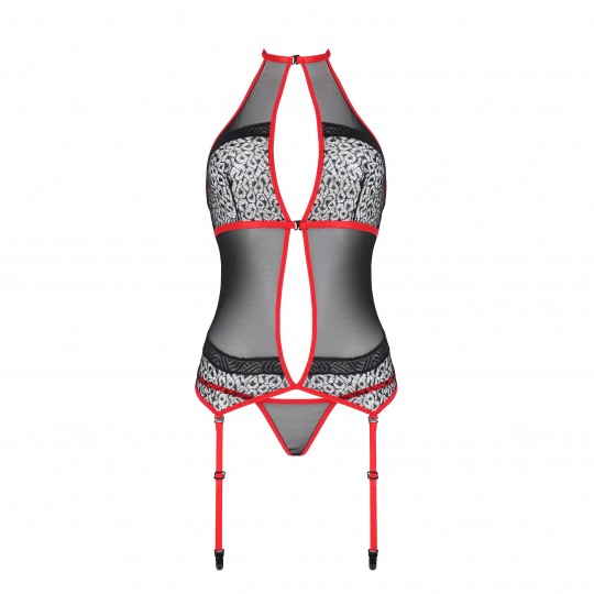 SATARA CORSET RED  PASSION
