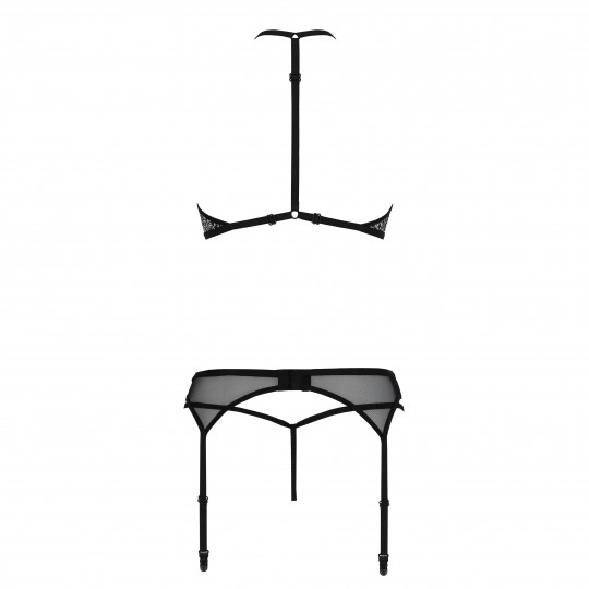 SATARA SET BLACK  PASSION