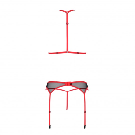 SATARA SET RED  PASSION