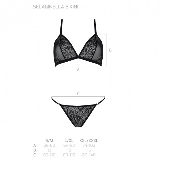SELAGINELLA BIKINI BLACK  - ECO PASSION