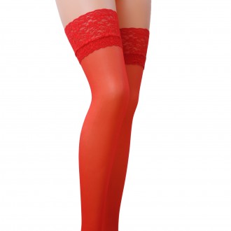 PASSION STOCKINGS ST003 RED (17 DEN)