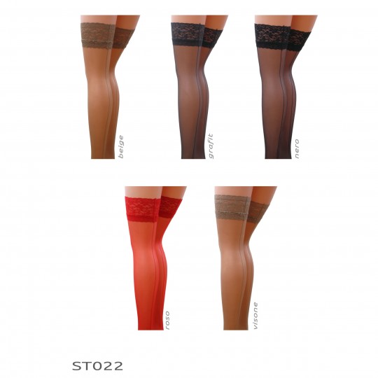 PASSION STOCKINGS ST022 BLACK (17 DEN)