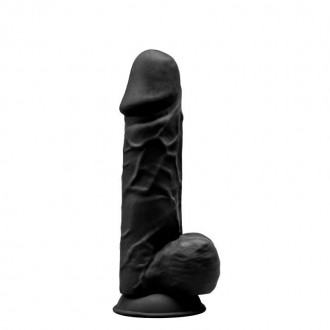SILEXD DILDO REALISTA BLACK MOD. 4 8.5" 