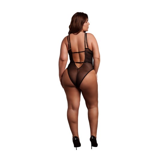 BODY WIRELESS LACE PRETO TAMANHO QUEEN LE DÉSIR